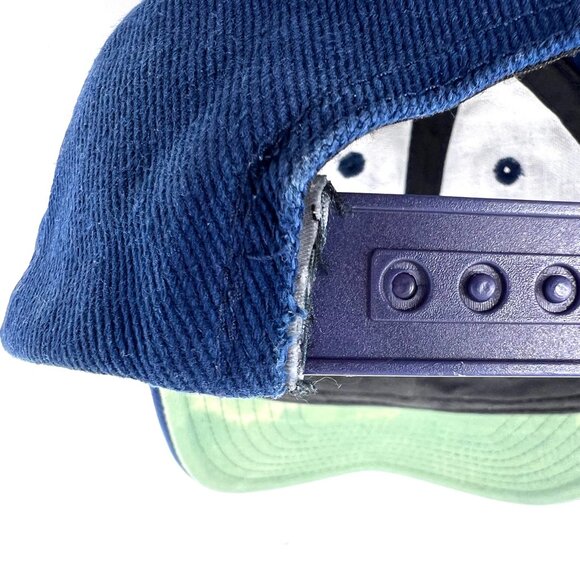 Vintage Nike Youth Baseball Cap Hat Snapback Blue Center Swoosh Made Taiwan 90’s - Picture 7 of 9